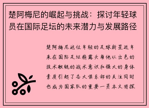 楚阿梅尼的崛起与挑战：探讨年轻球员在国际足坛的未来潜力与发展路径
